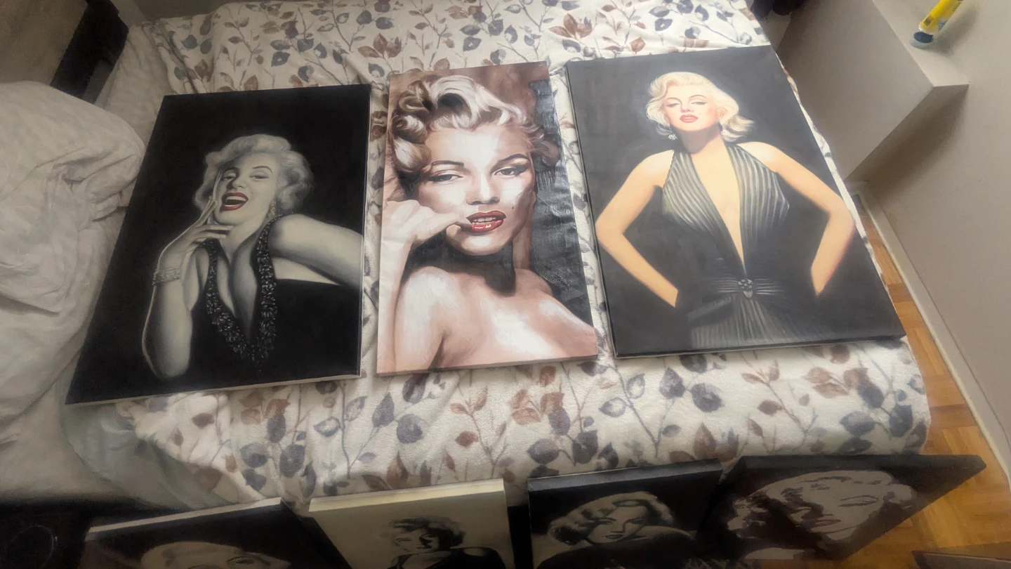 Marilyn Monroe Canvas Art Prints (Set of 6)