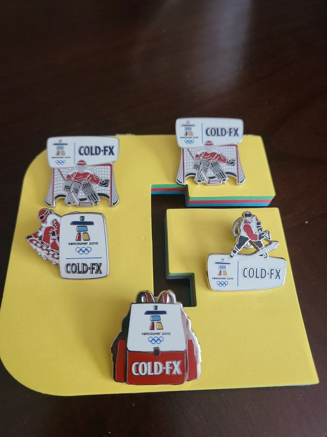COLD-FX Vancouver 2010 Olympic Pins - Set of 5