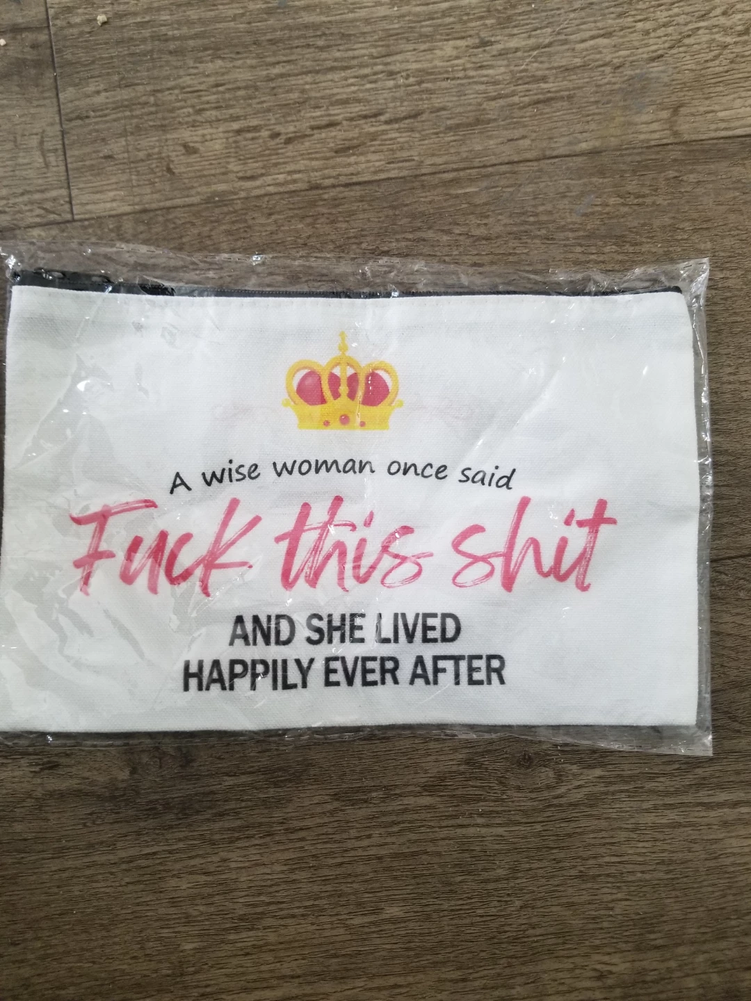 Funny Zippered Pouch - Fuck This Shit