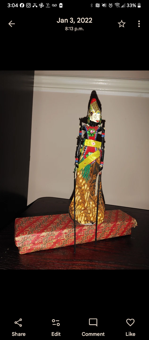 Wayang Golek Rod Puppet - photo 2