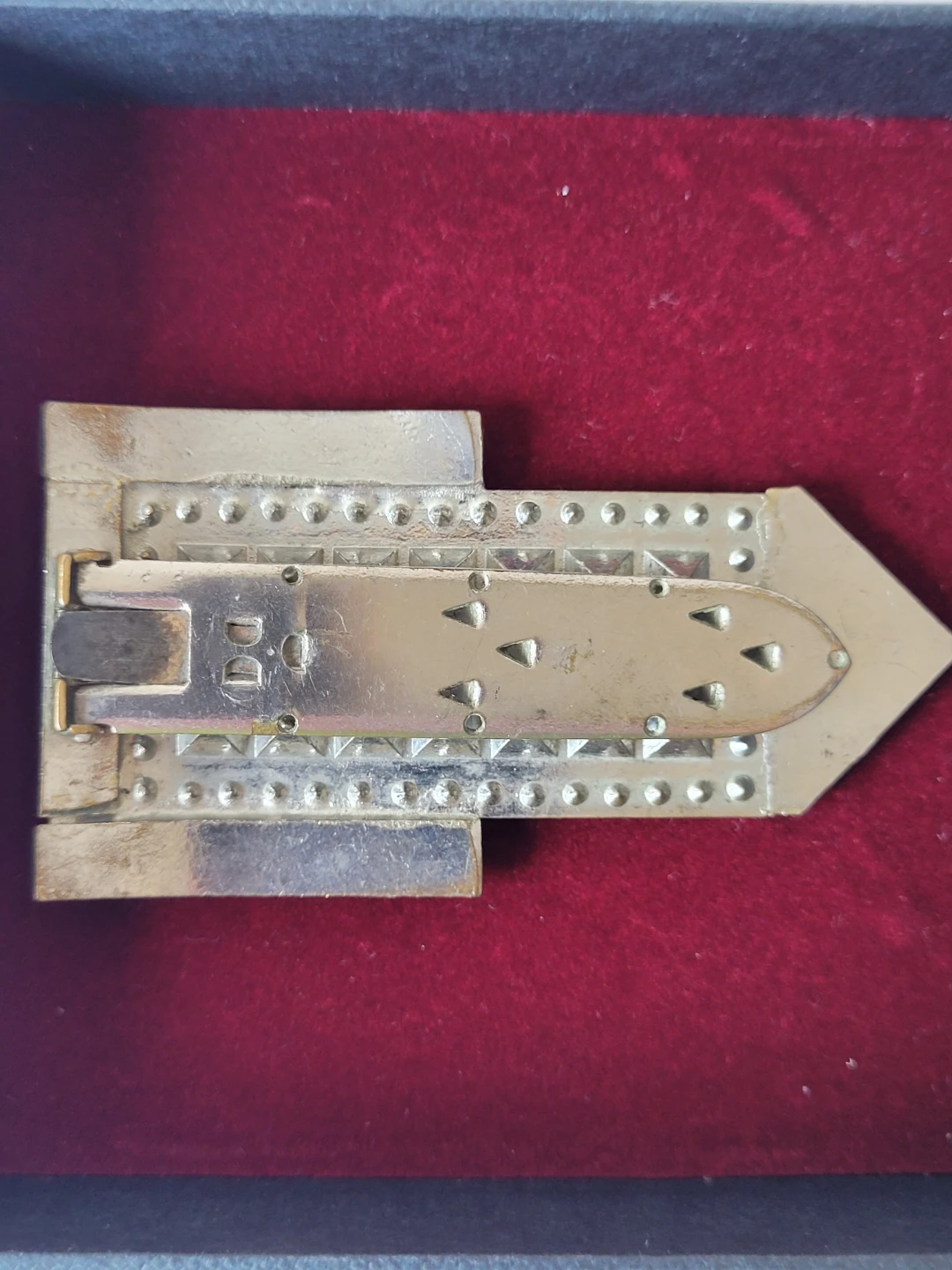 Vintage Rhinestone Art Deco clip - photo 3