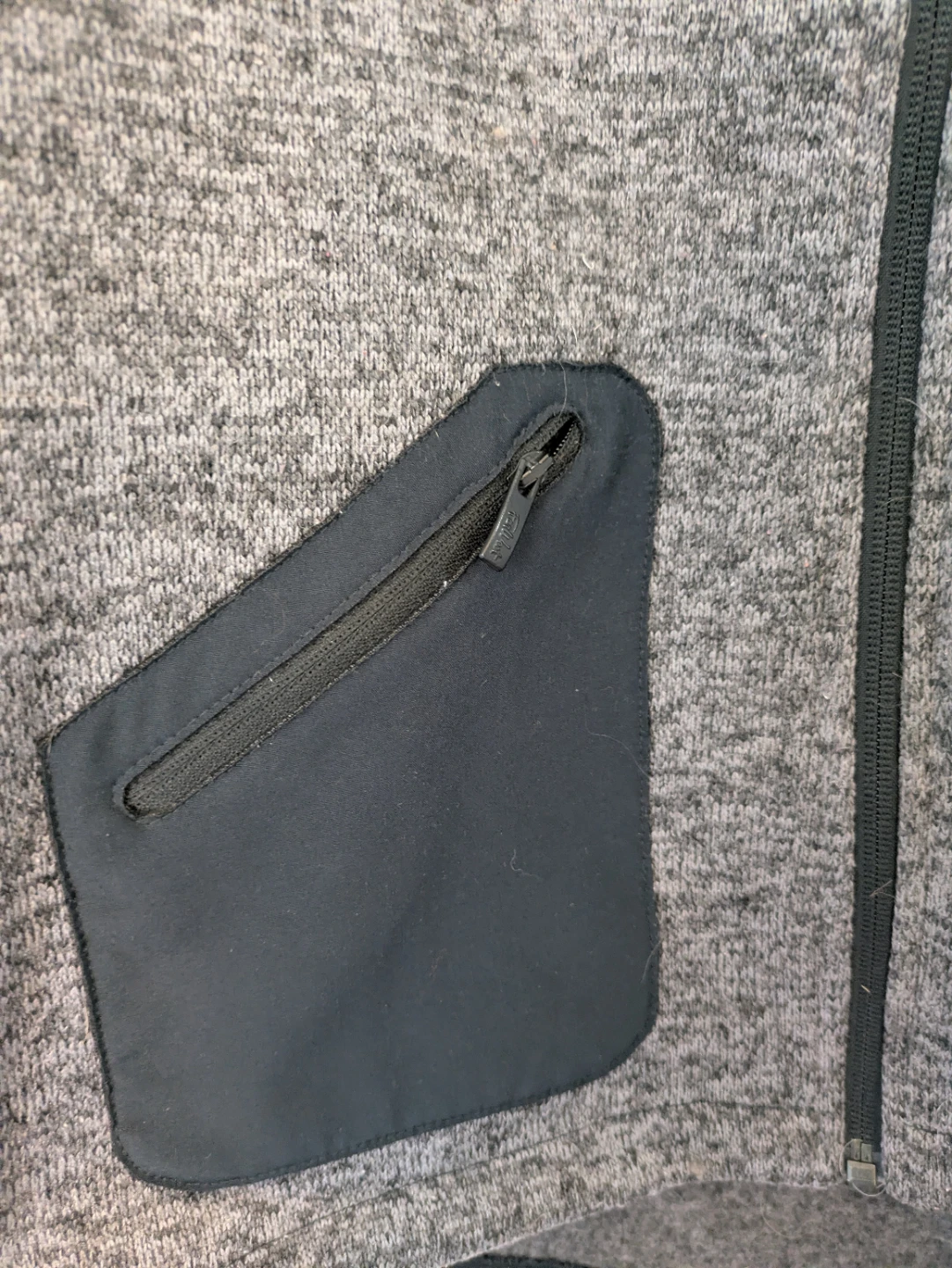 FarWest Women's Grey & Black Zip-Up Hoodie Jacket Size S/P - photo 3