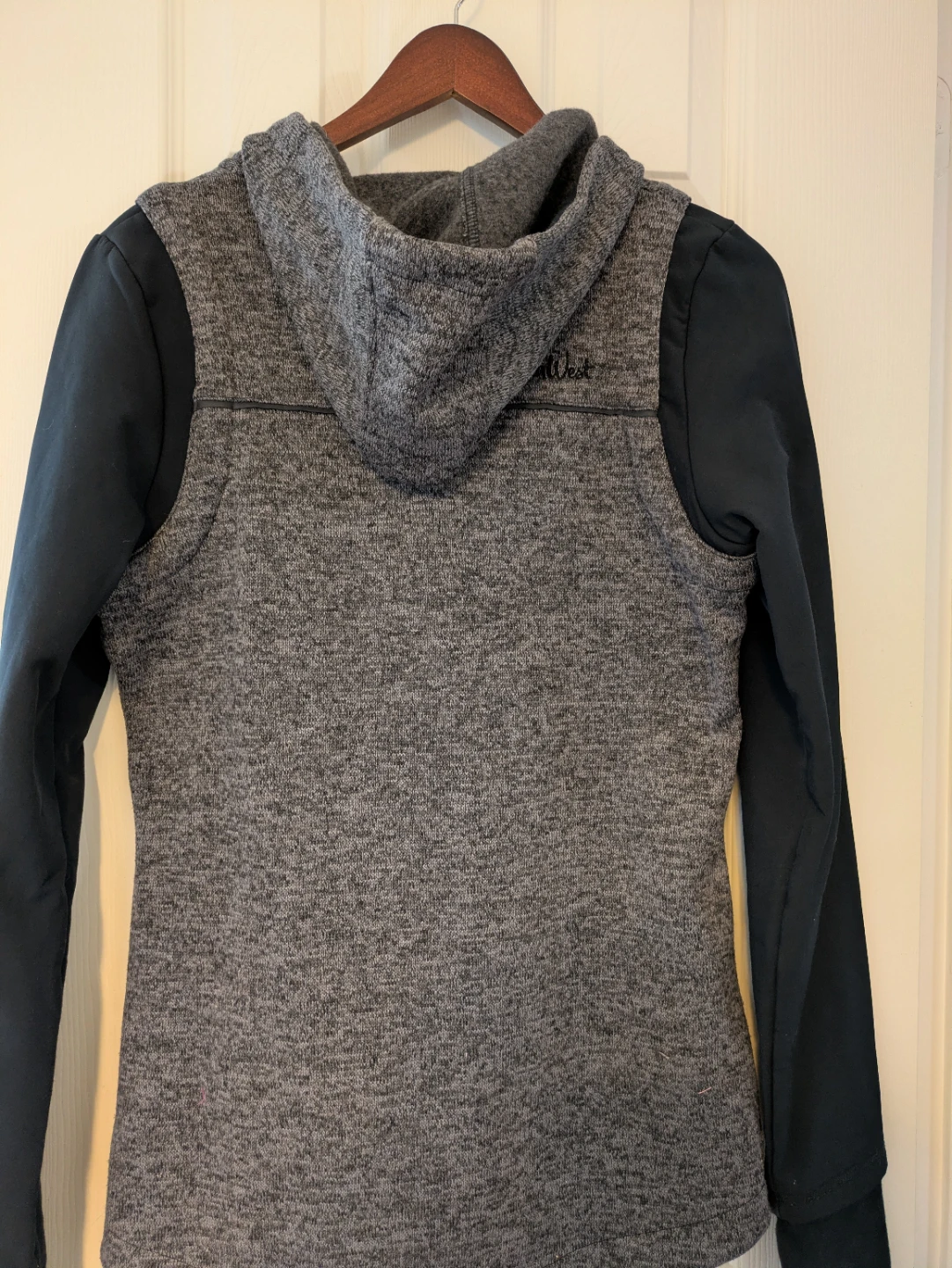 FarWest Women's Grey & Black Zip-Up Hoodie Jacket Size S/P - photo 5