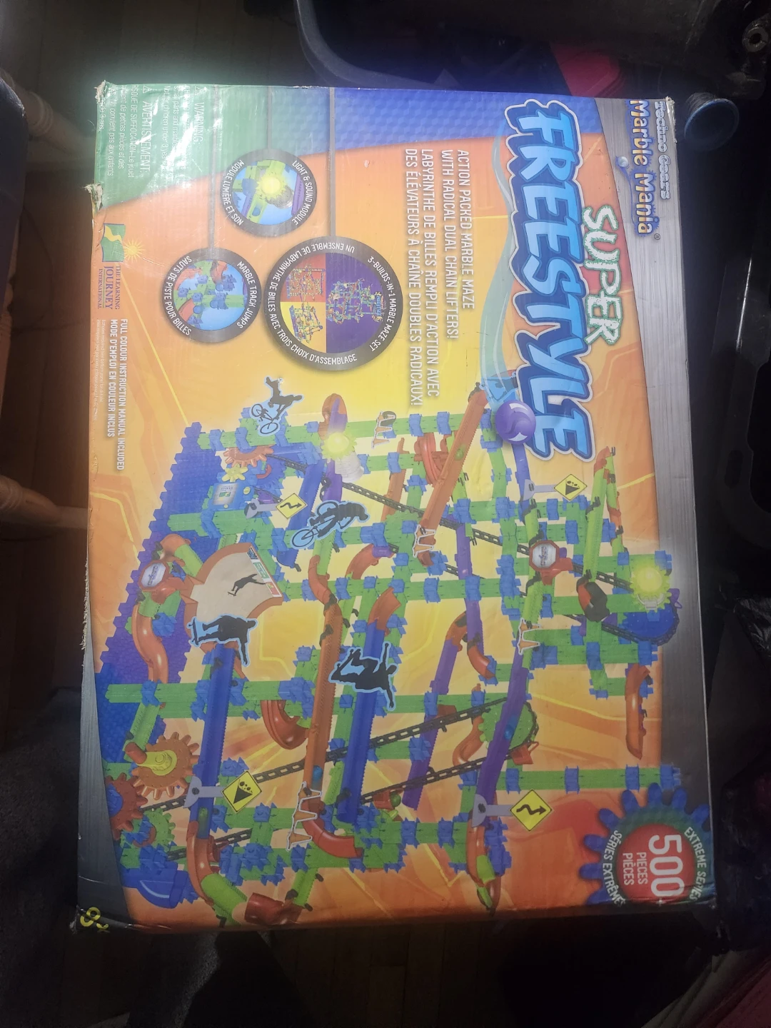 Marble Mania Super Freestyle Action Packed Marble Maze