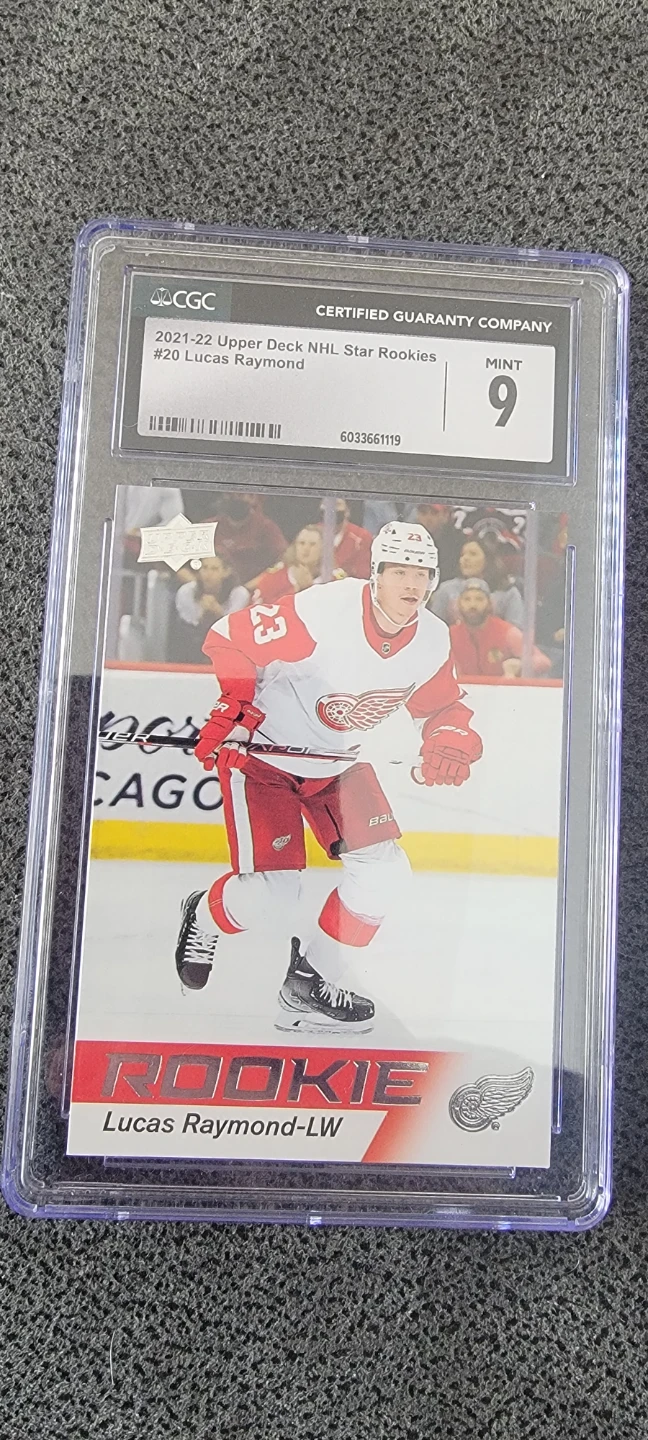 2021-22 Upper Deck NHL Star Rookies #20 Lucas Raymond Card