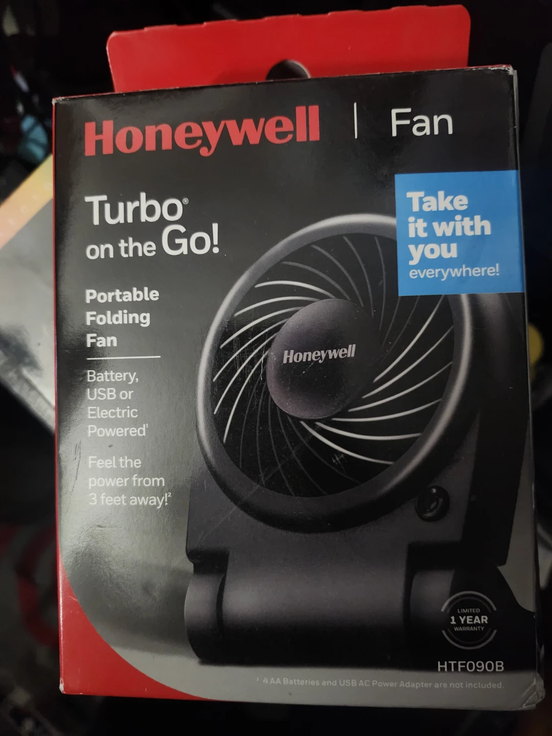 Honeywell Turbo Portable Folding Fan