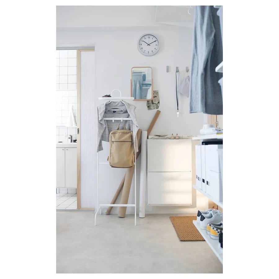 IKEA TRONES Shoe Cabinet 2-Door White - photo 2