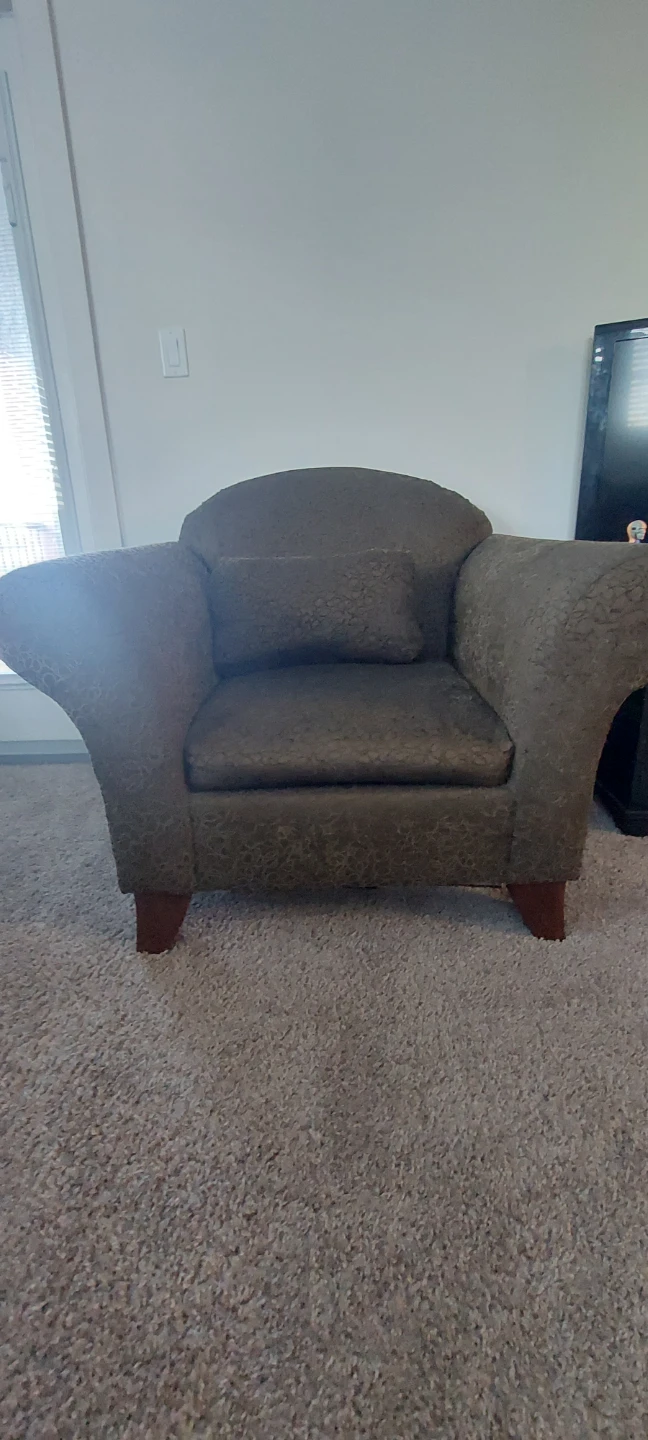 Accent Armchair with Pillow