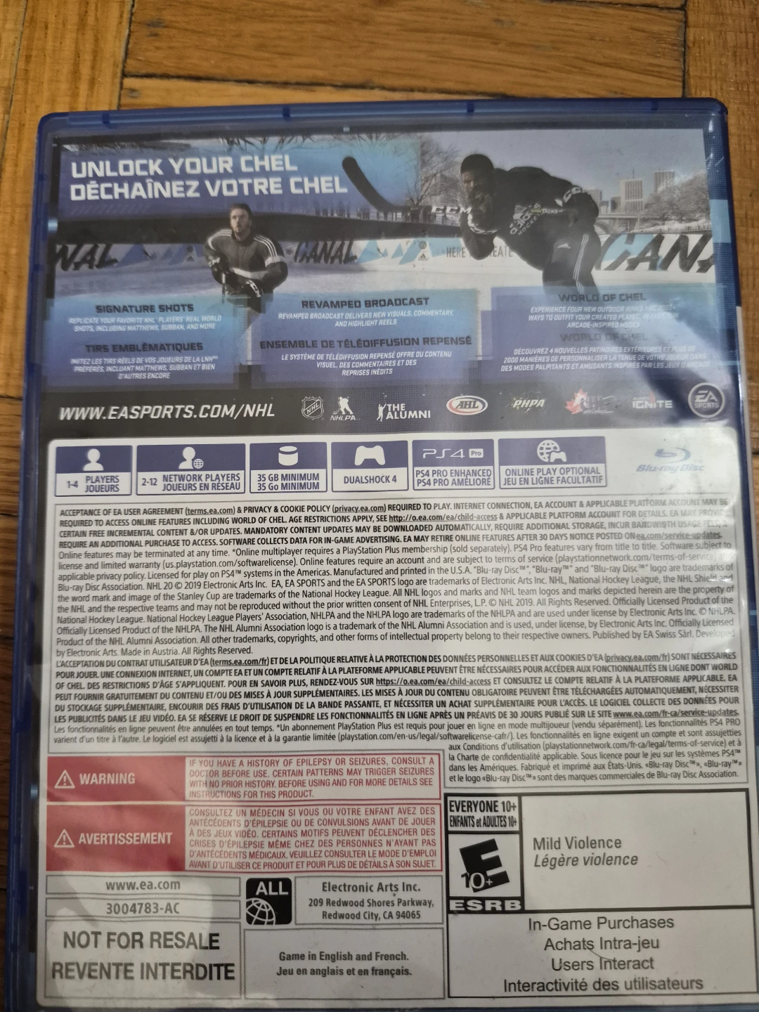 EA Sports NHL 20 for PS4 - photo 2