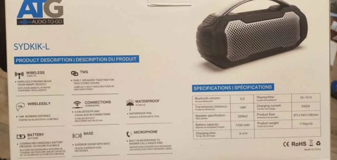 Bluetooth speaker LOUD!! BRAND NEW!! - photo 4