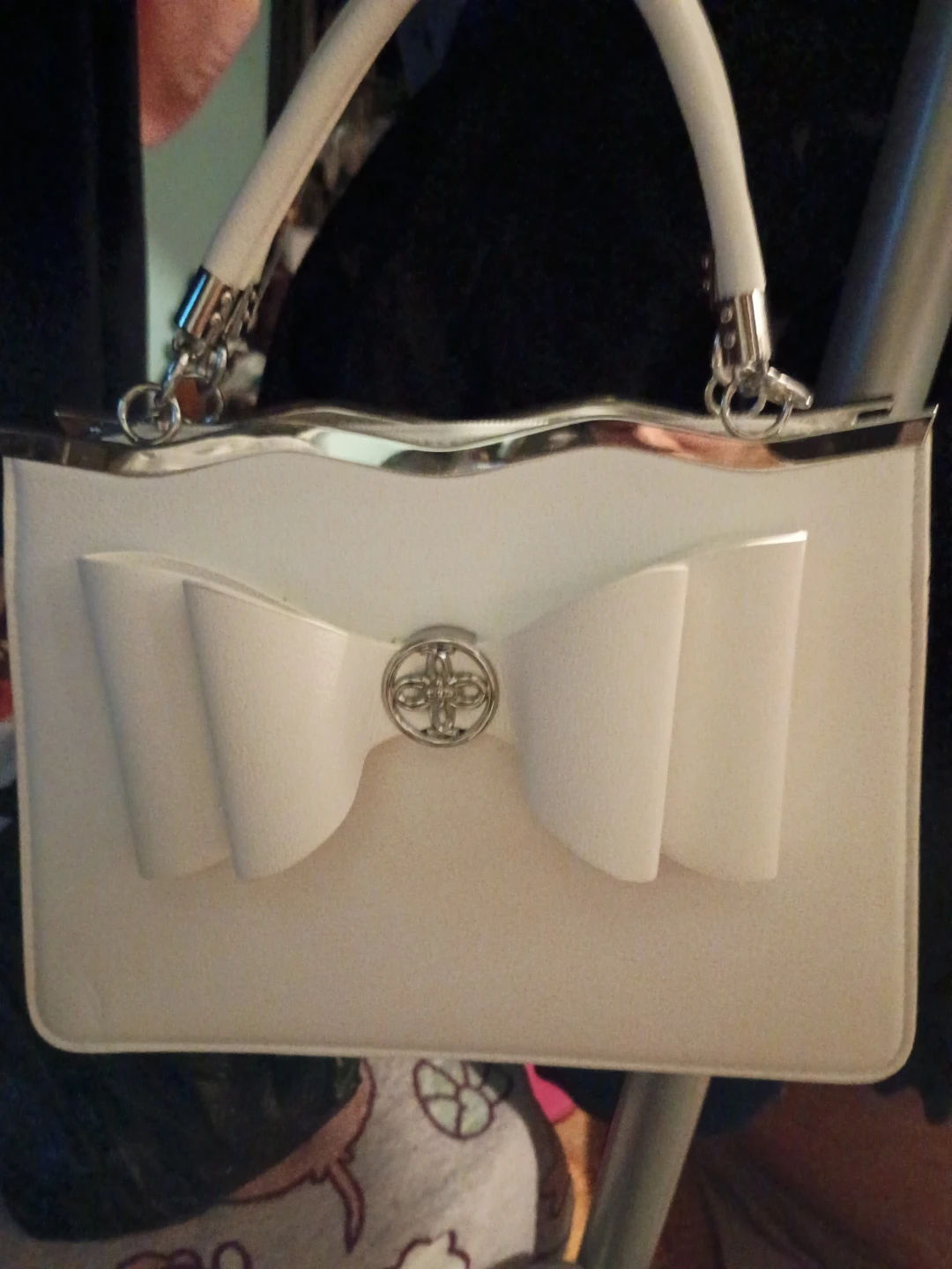 White Bow Handbag - photo 2