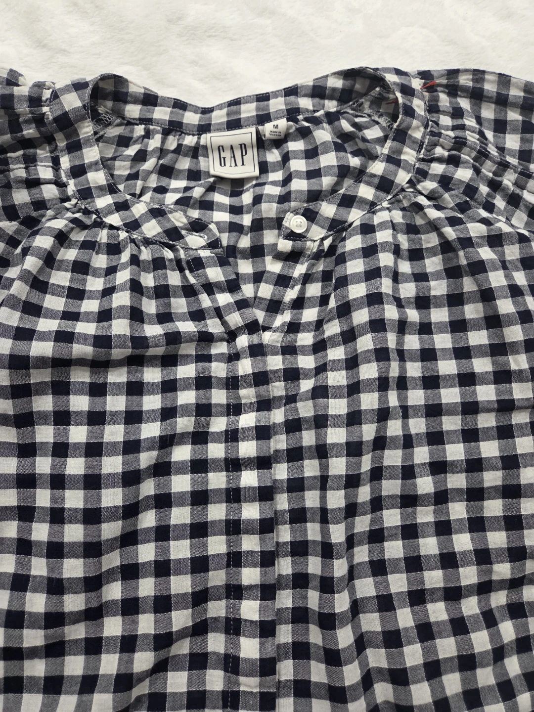 Gap Women's Gingham Blouse - Size M