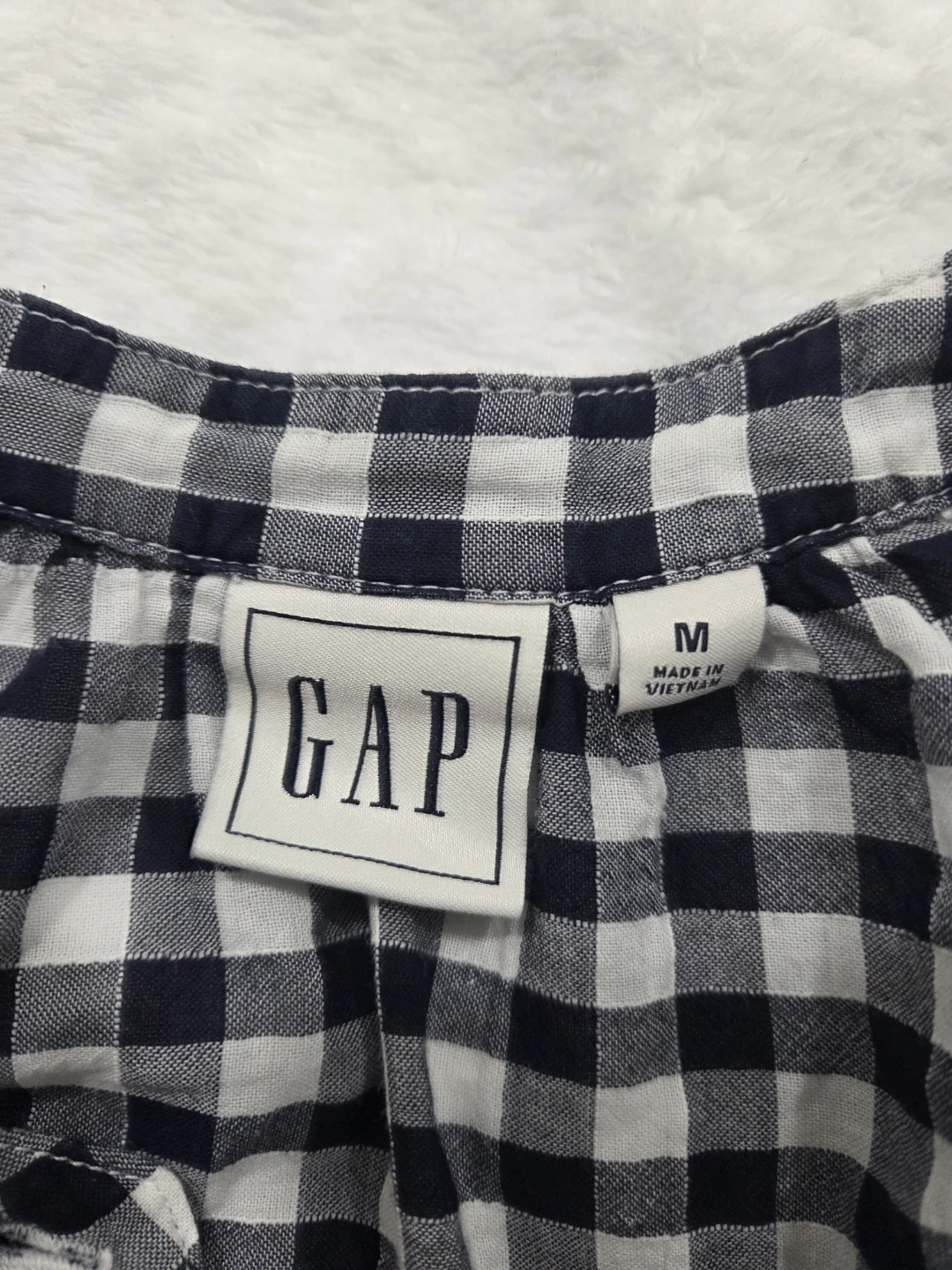 Gap Women's Gingham Blouse - Size M - photo 3