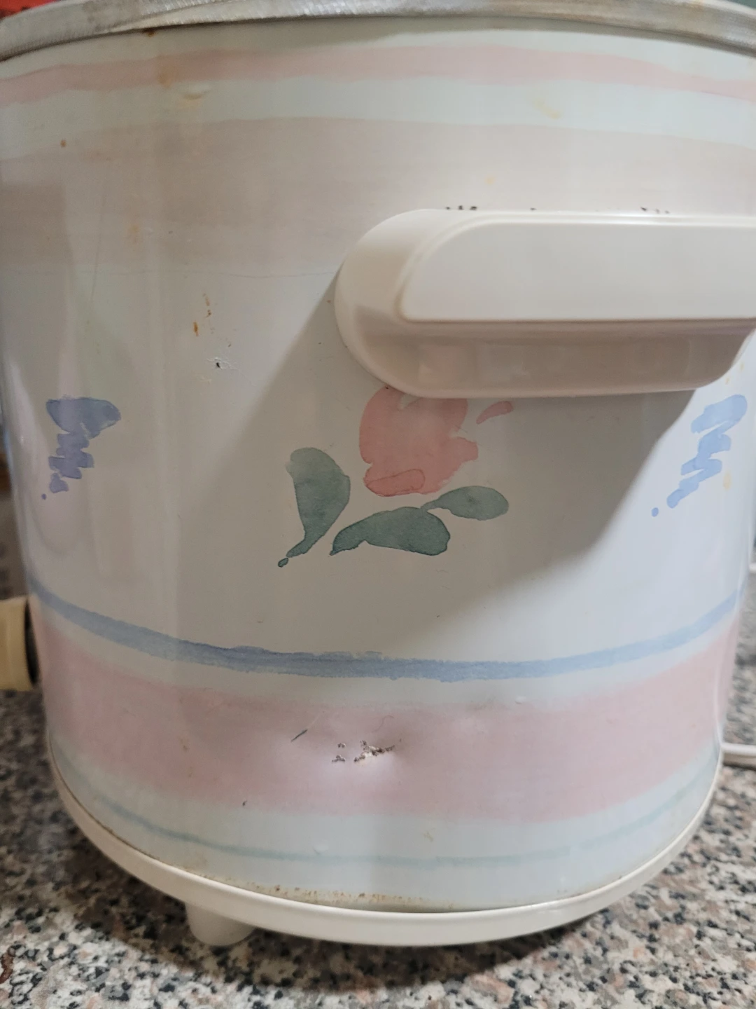 Rival Crock-Pot Stoneware Slow Cooker Floral Design - photo 3