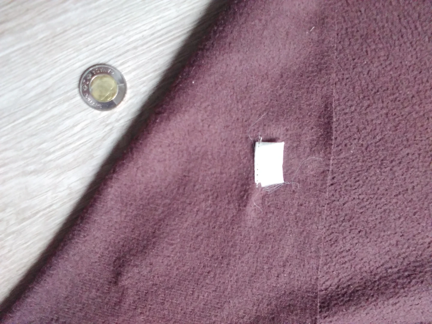 Dark chocolate coloured fabric - photo 4