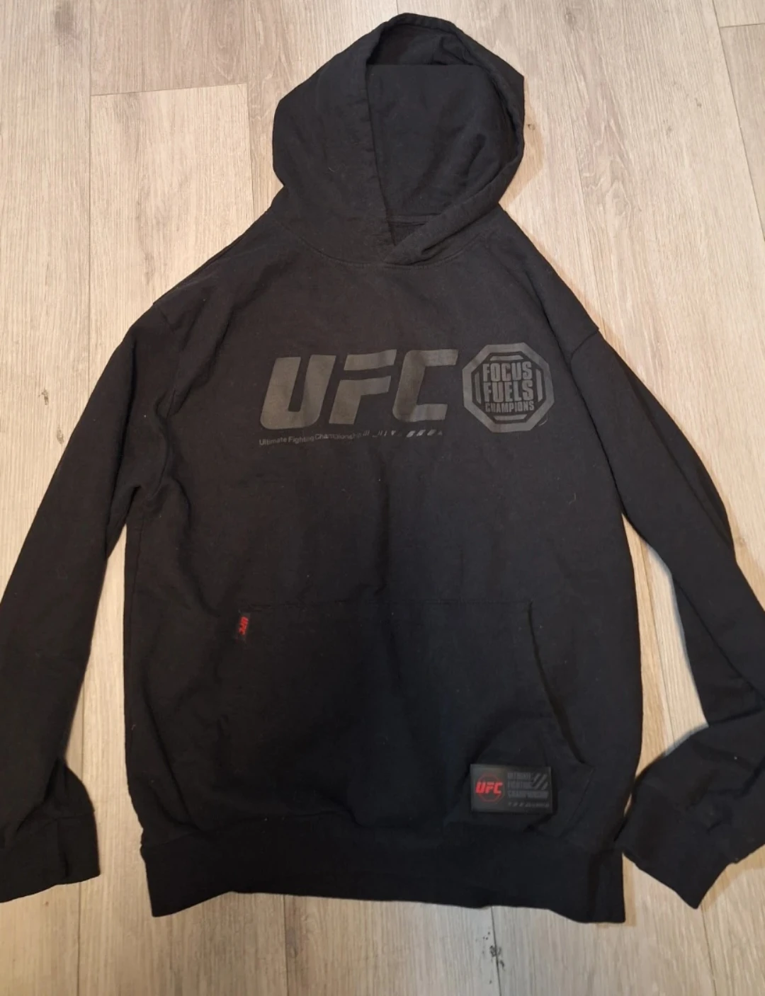 UFC Black Hoodie Size L