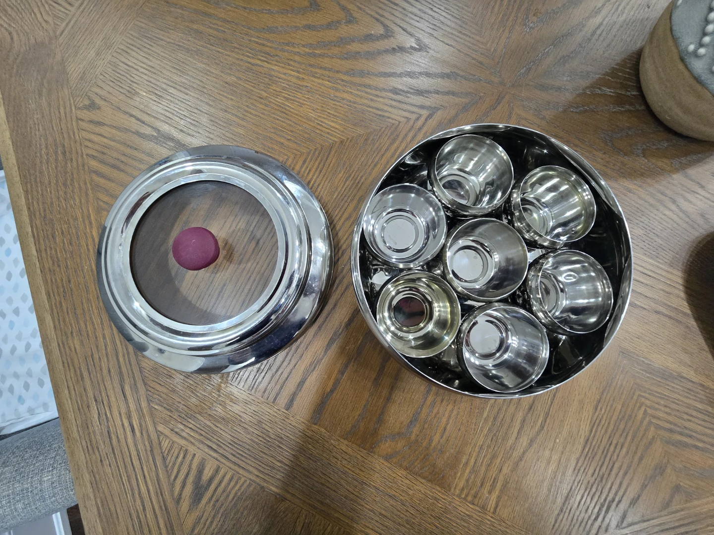 Stainless Steel Masala Dabba Spice Box - photo 4