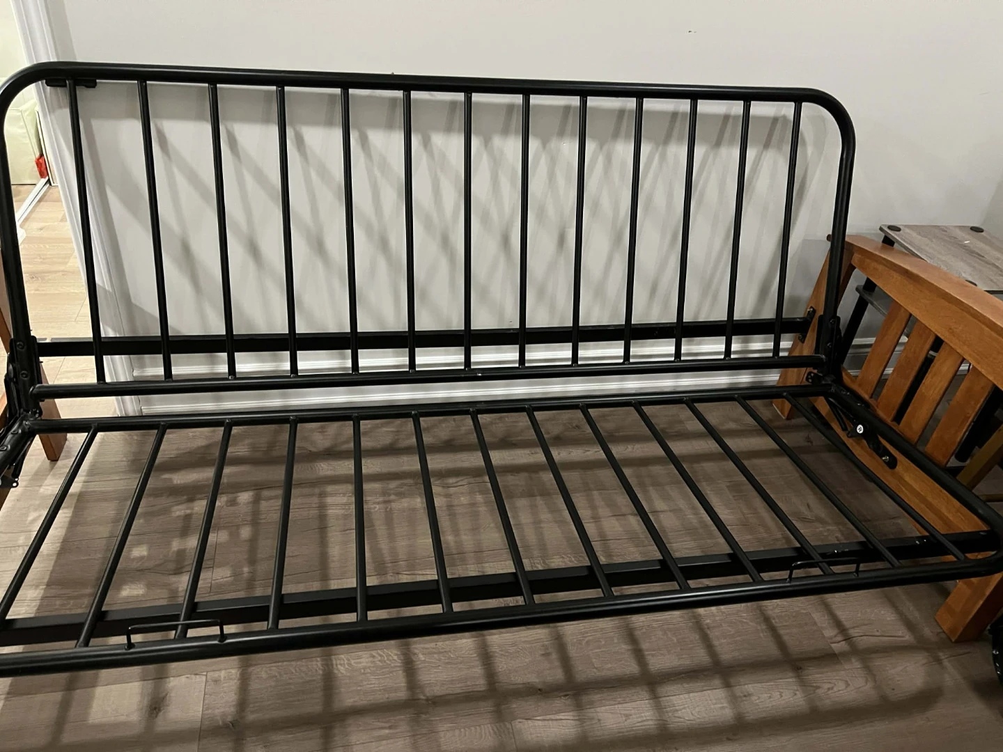Sofa Bed Futon with Wood Frame - photo 3