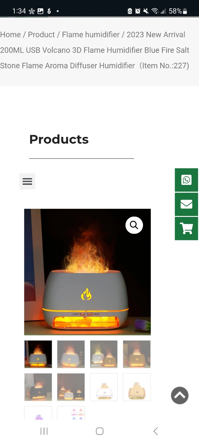 Brand New Flame Aromatherapy Machine Diffuser 🥕