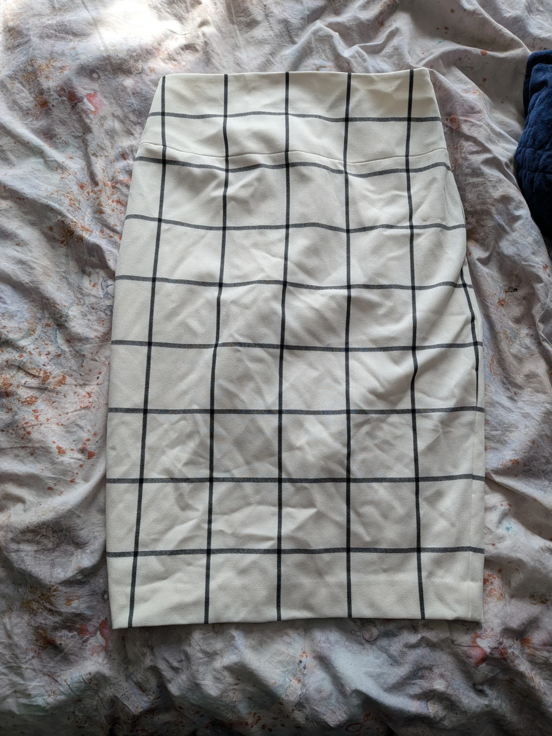 EXPRESS Women's White/Black Pencil Skirt Size 2