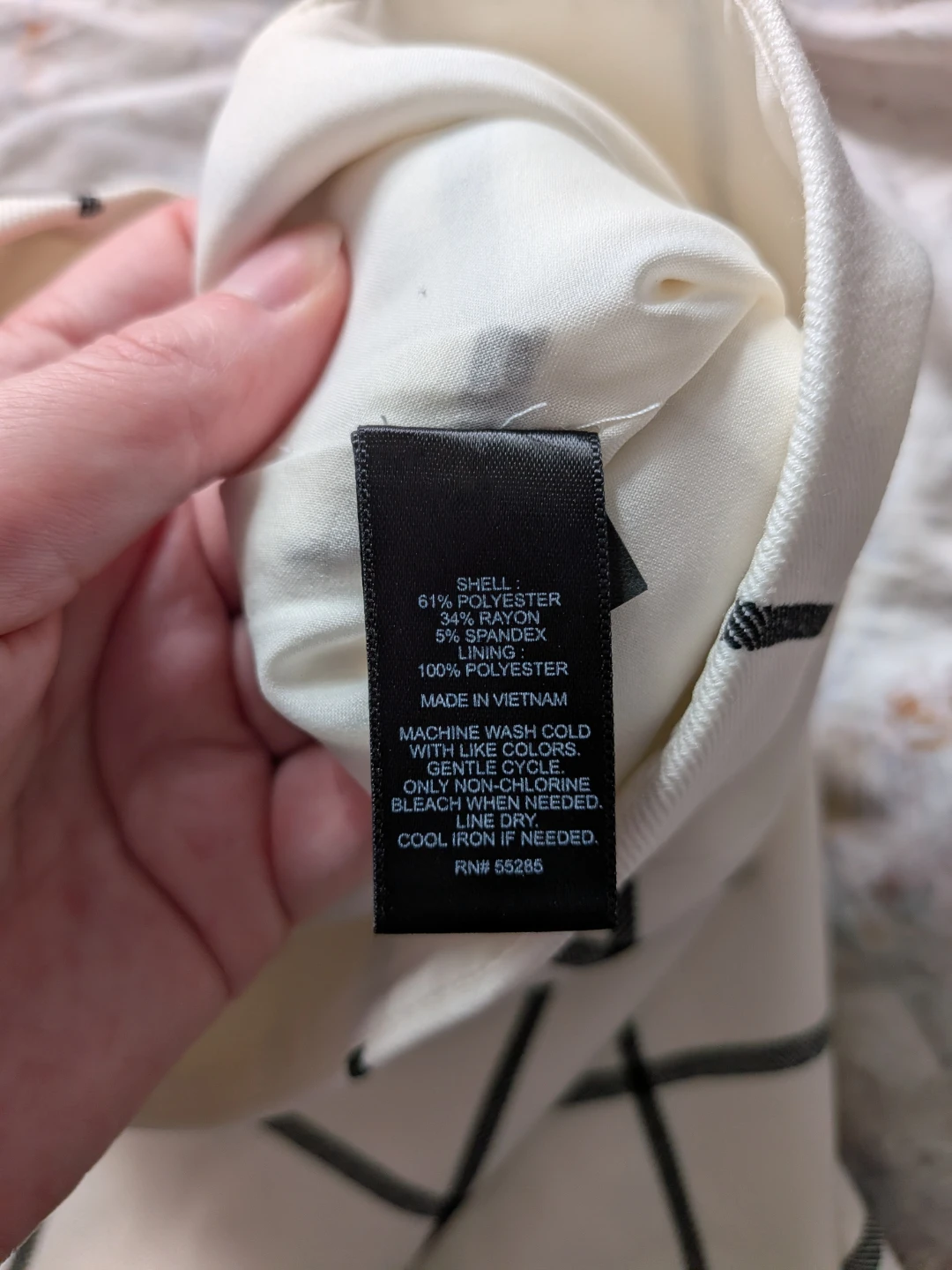 EXPRESS Women's White/Black Pencil Skirt Size 2 - photo 4
