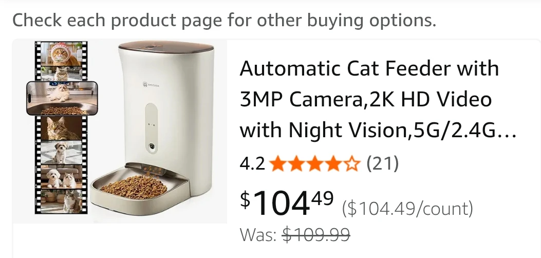 AMICURA F1 Pro Smart Pet Feeder