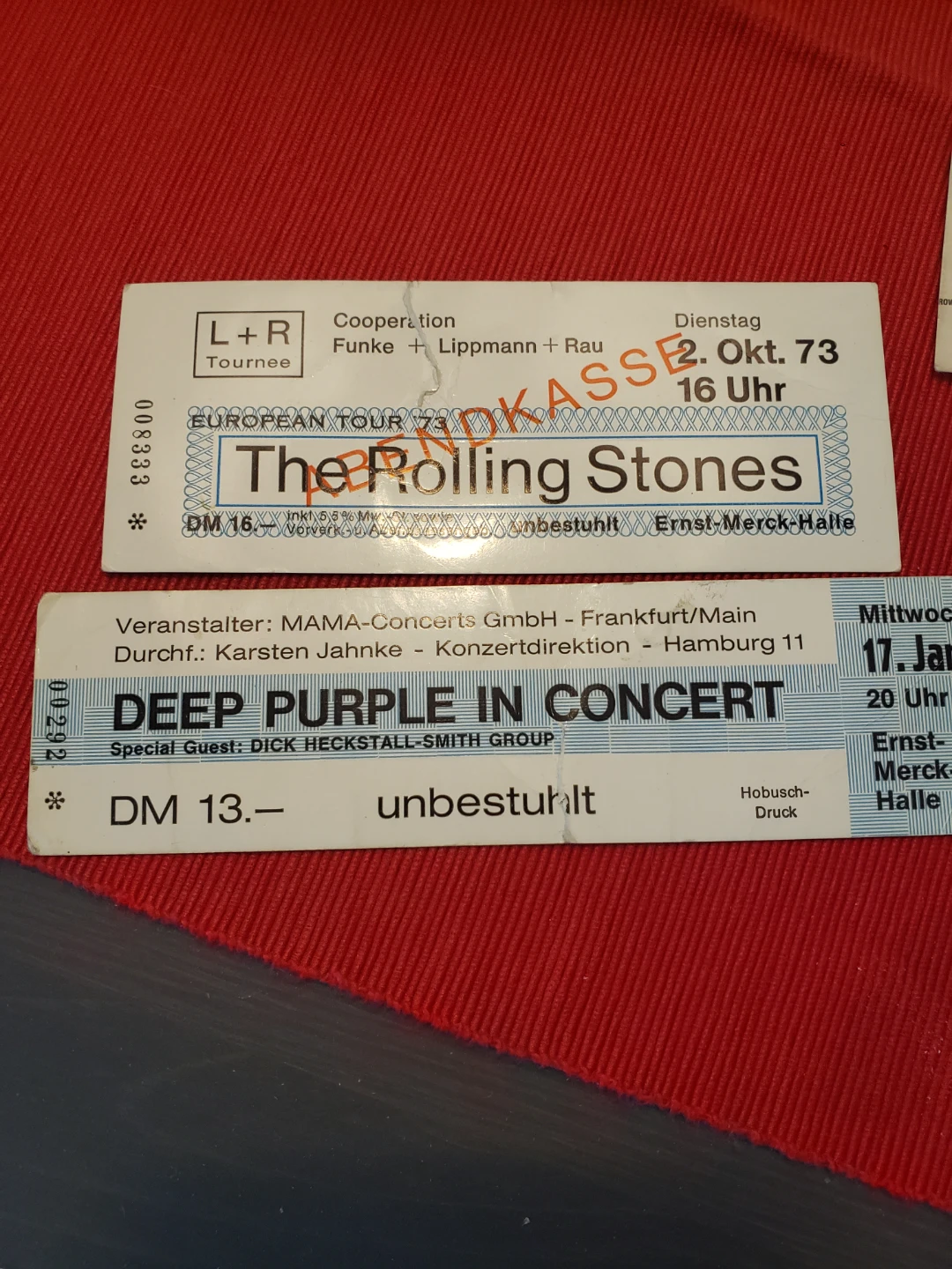 The Rolling Stones Concert Ticket