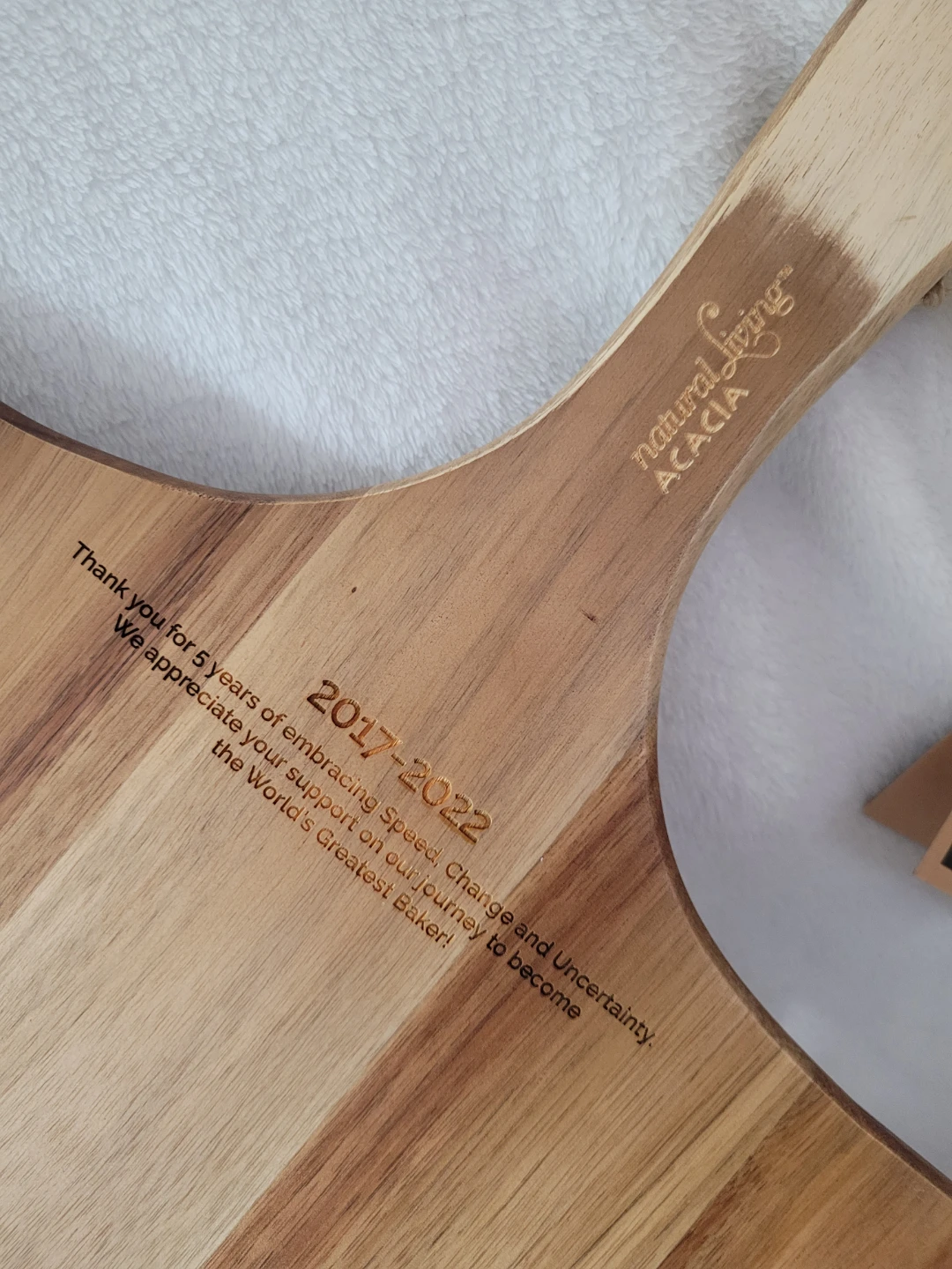 Natural Living Acacia Wood Pizza Peel - photo 2