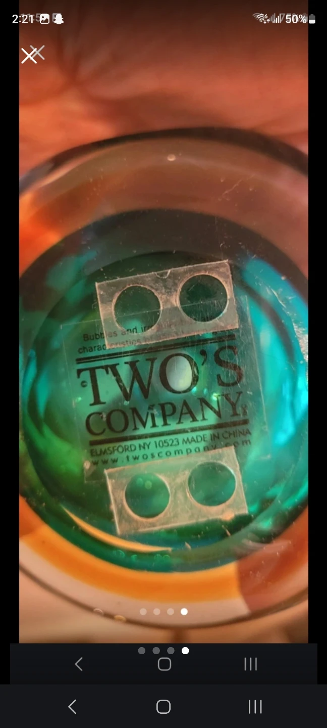 Two's Company Vintage Glass Perfume Bottle 🥕 - photo 4