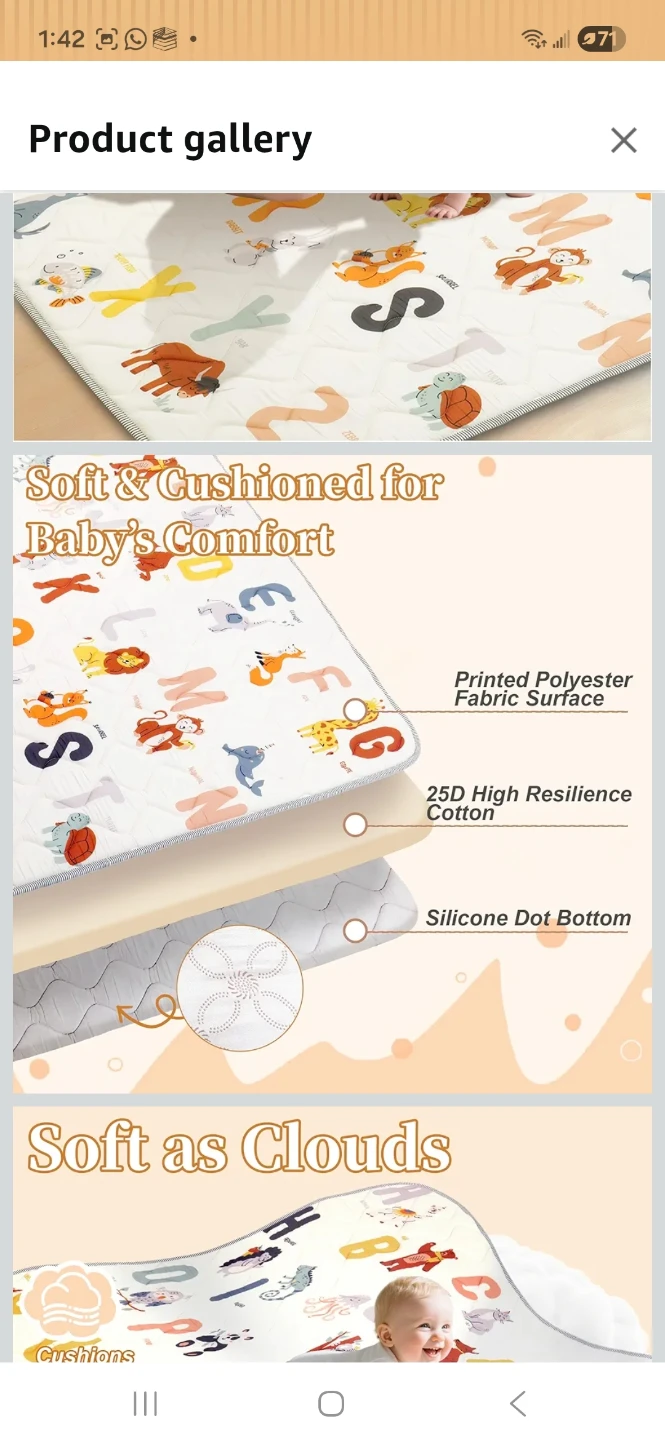 Baby Play Mat with ABC design - photo 2