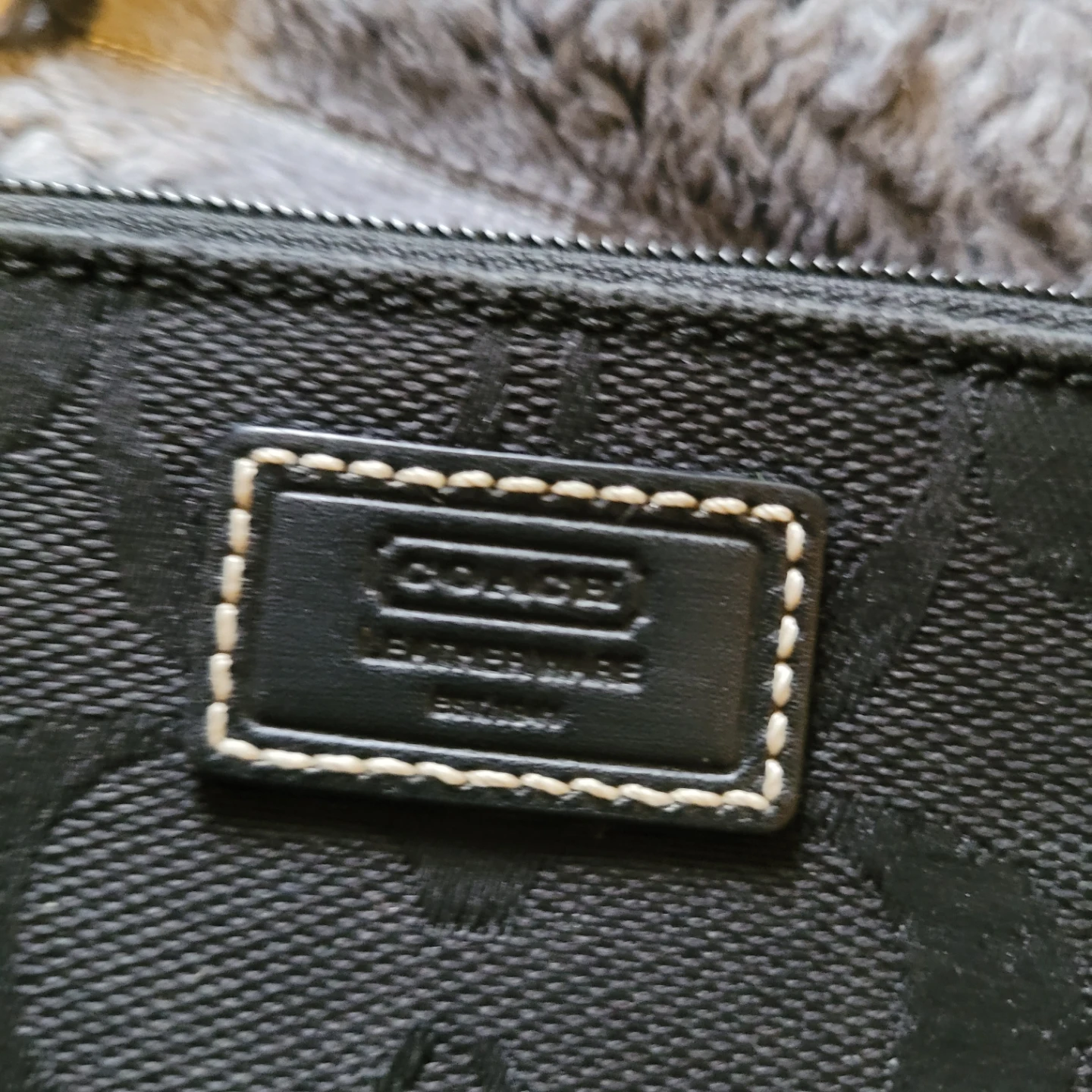 Coach Black Signature C Wristlet Pouch - photo 2