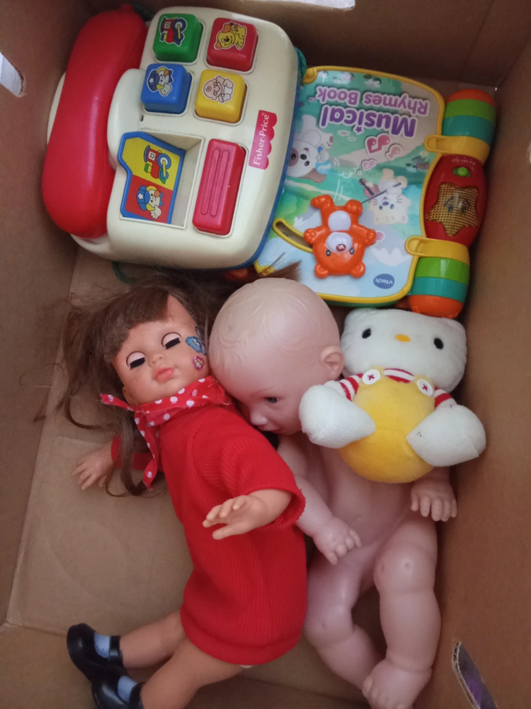 Fisher-Price Musical Rhymes Book and Toy Lot