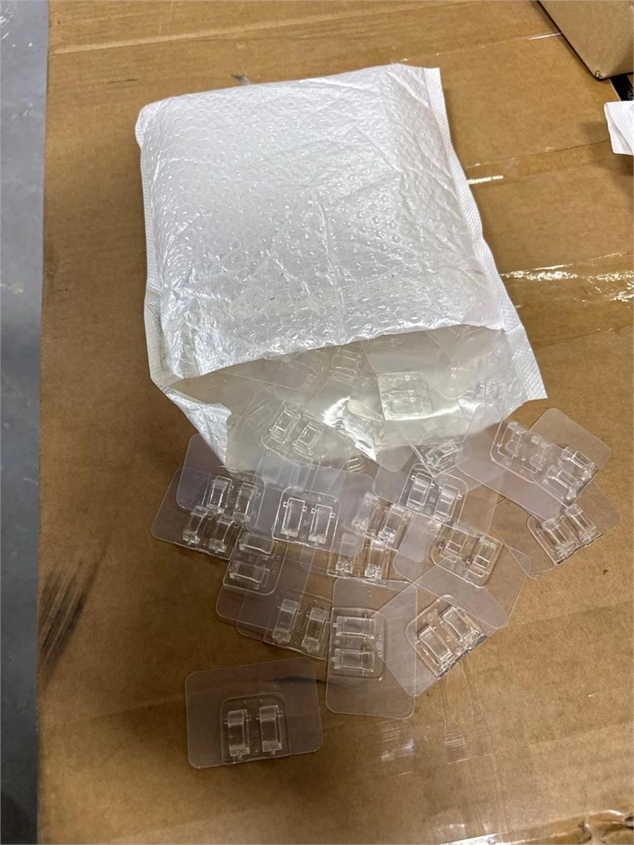 50 pcs Clear Adhesive Hooks for String Lights - photo 3