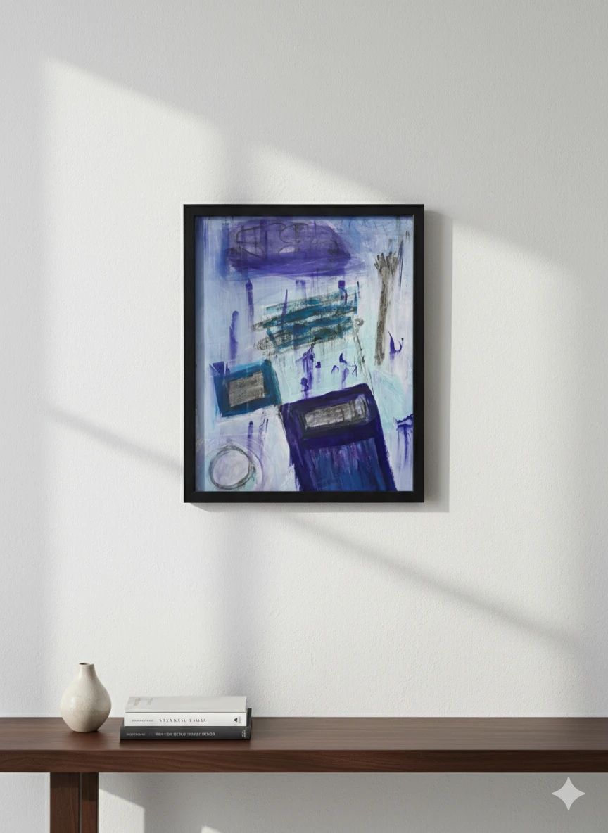 Abstract Framed Artwork