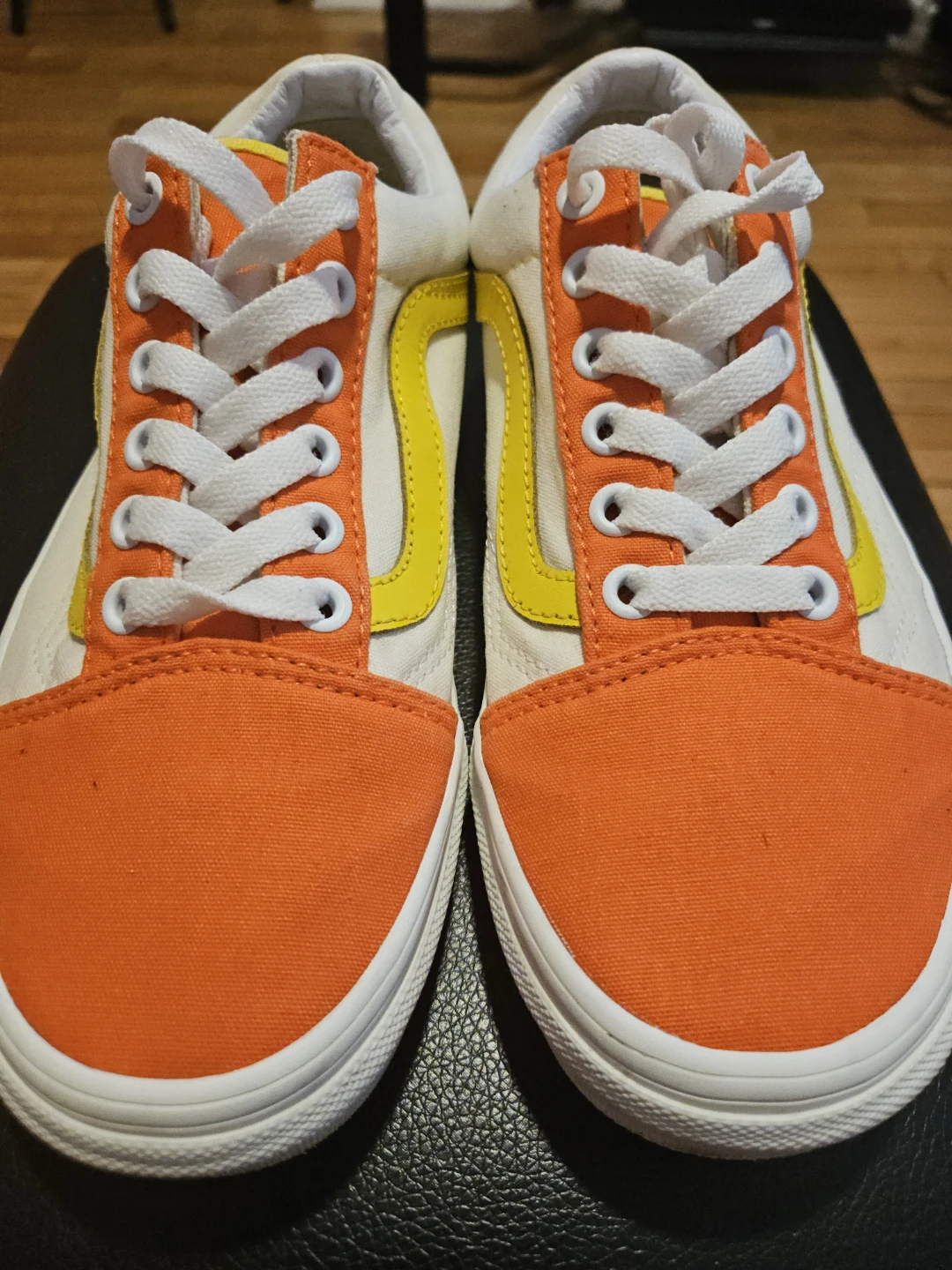 Vans Old Skool Canvas Sneakers - Orange/Yellow/White