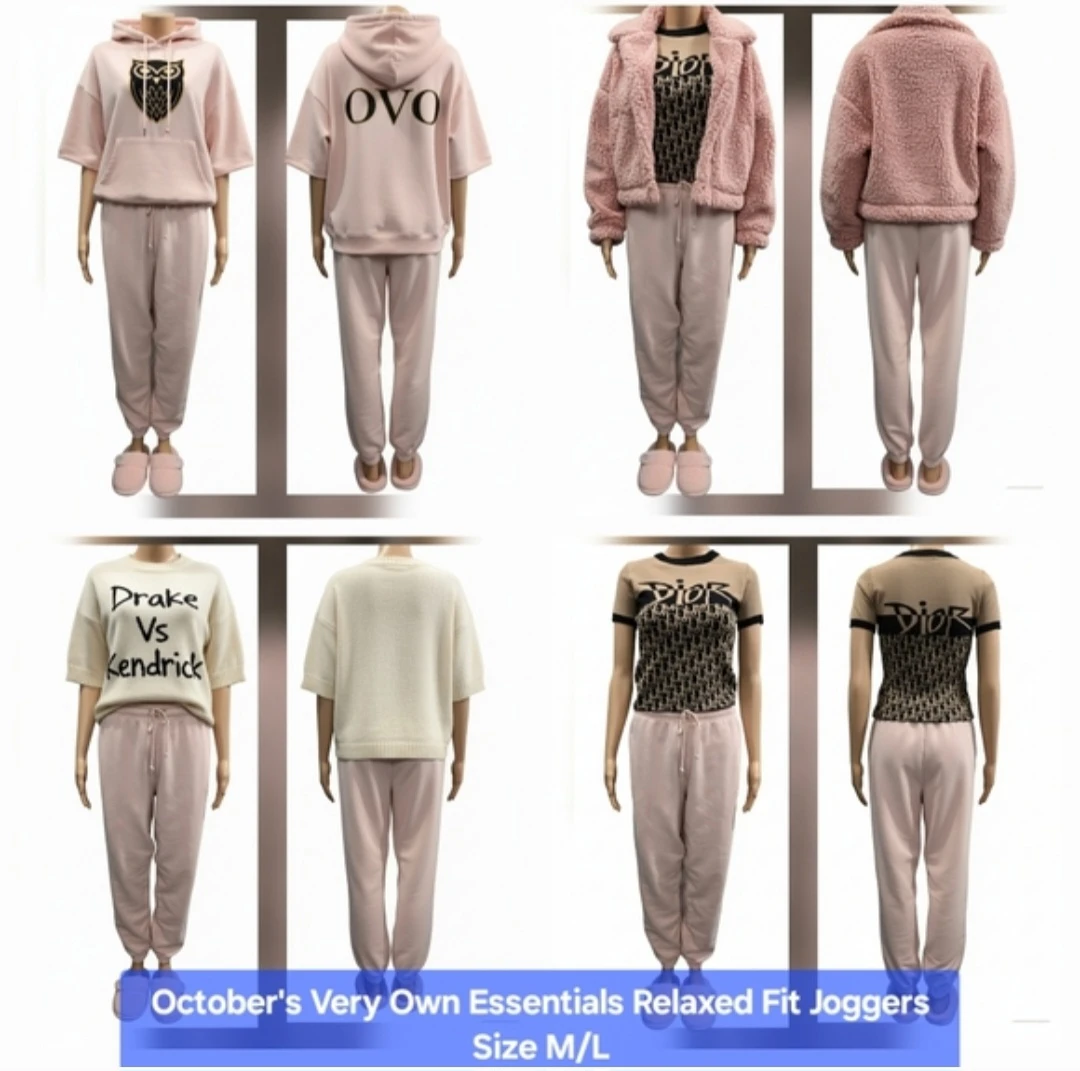 October's Very Own Essentials Relaxed Fit Joggers Size M/L