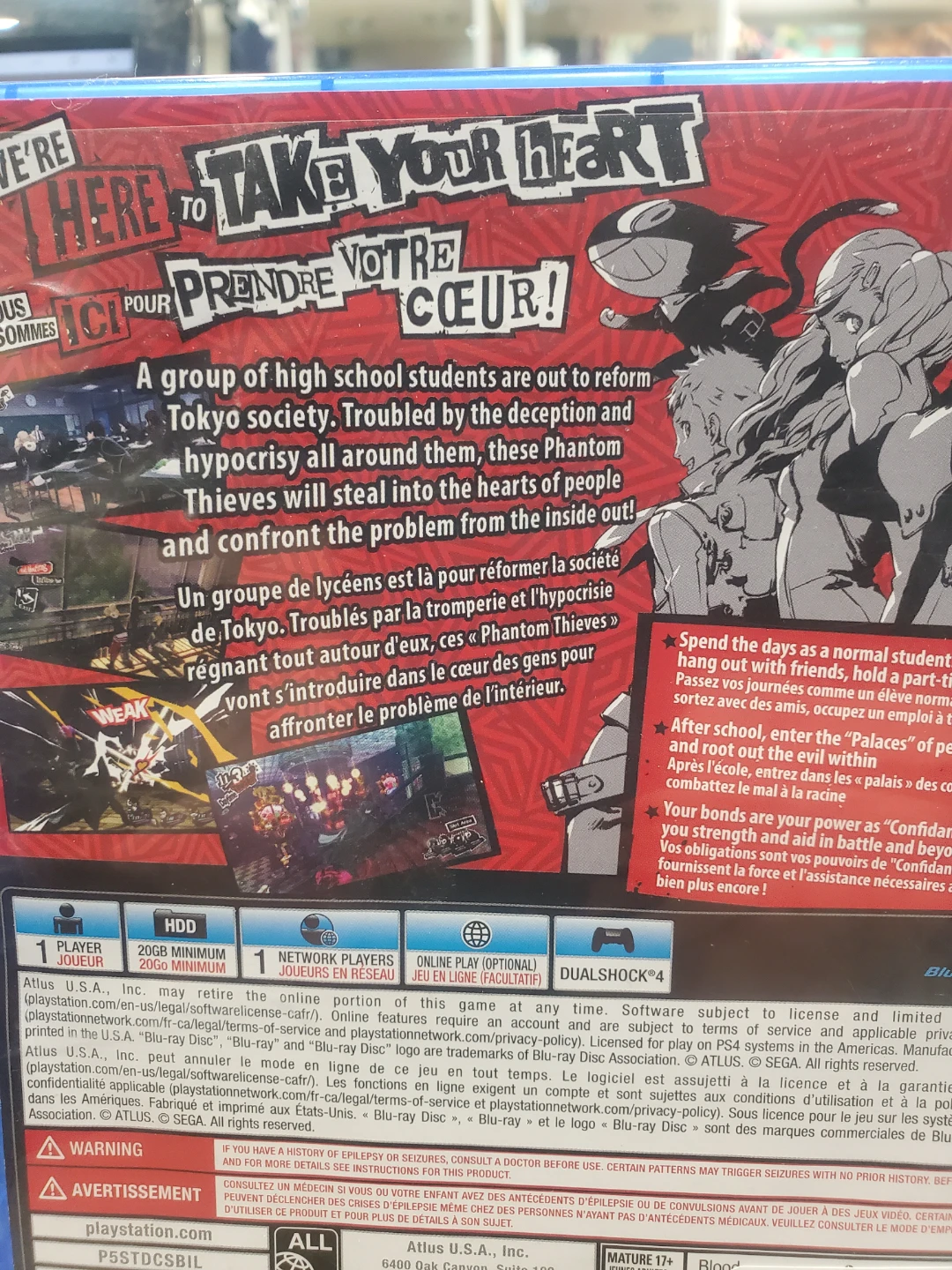 Playstation 4 Persona 5 Game - photo 2