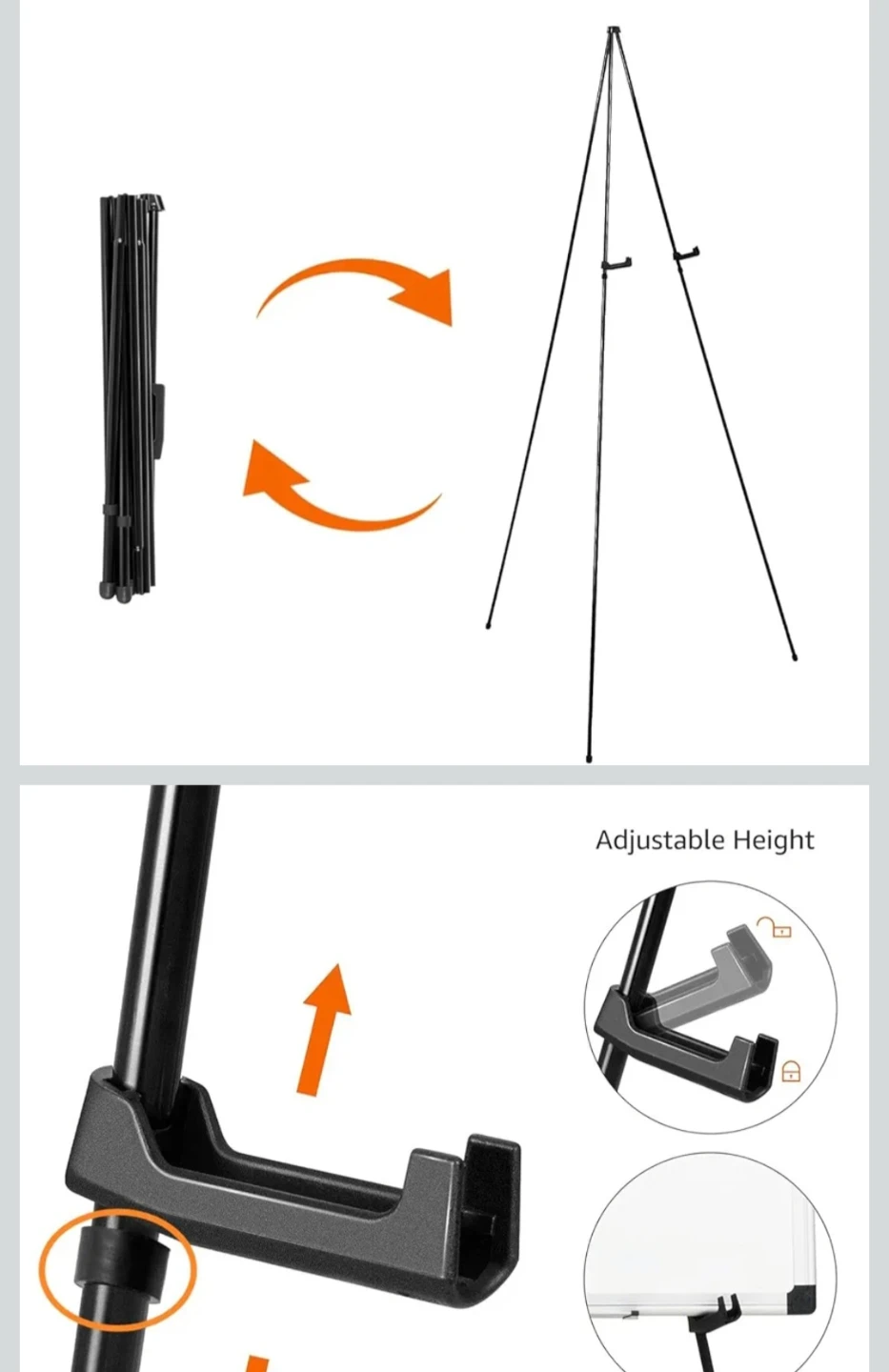 Adjustable Display Easel 5 Feet Tall 26 Inch Wide - photo 2