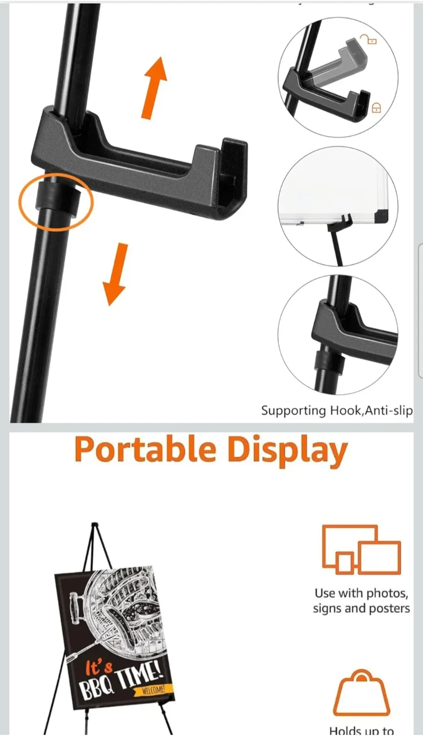 Adjustable Display Easel 5 Feet Tall 26 Inch Wide - photo 3