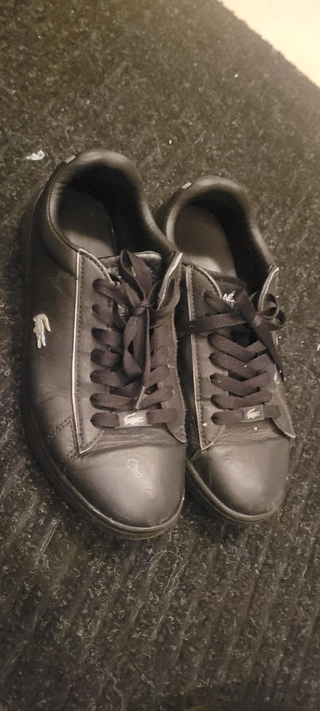 Lacoste Carnaby EVO Black Sneakers - EUR 38