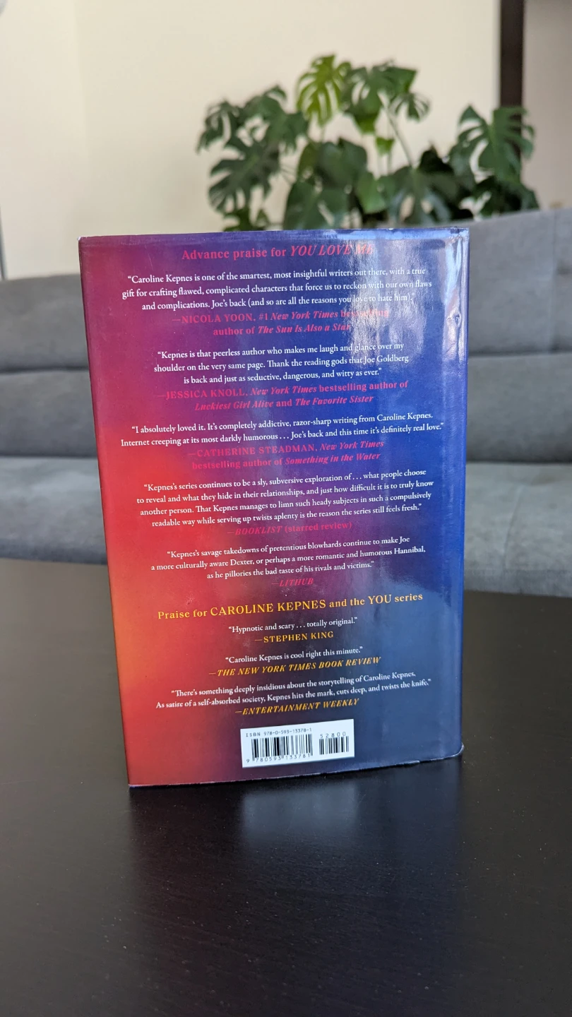 You Love Me: A You Novel by Caroline Kepnes - photo 2