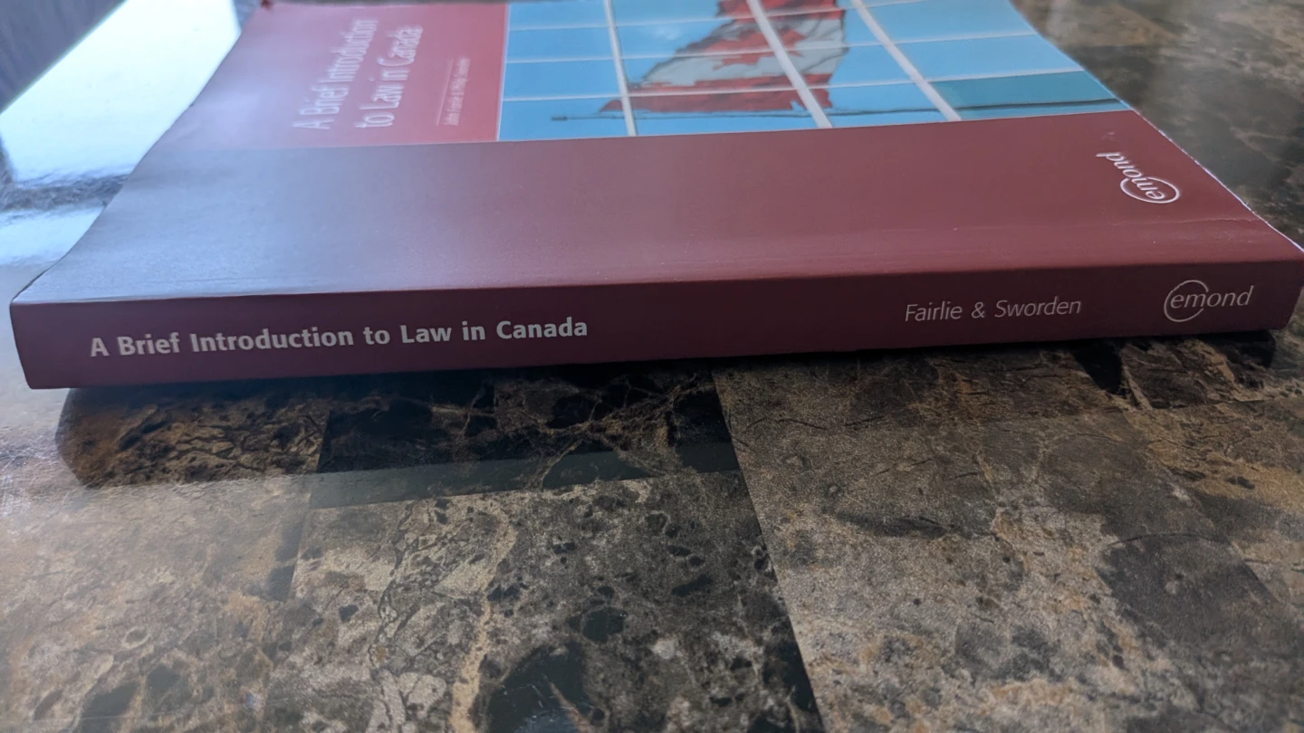A Brief Introduction to Law in Canada Textbook - photo 2