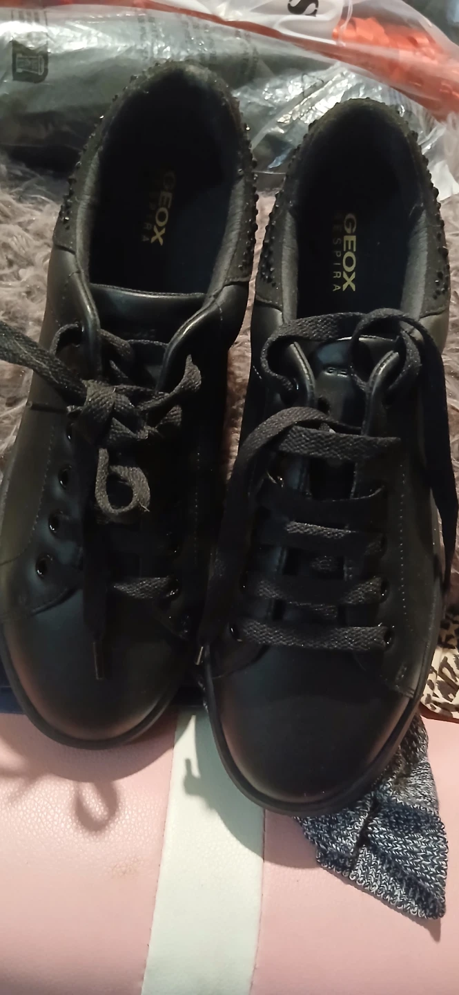 GEOX SPIRA Black Sneakers