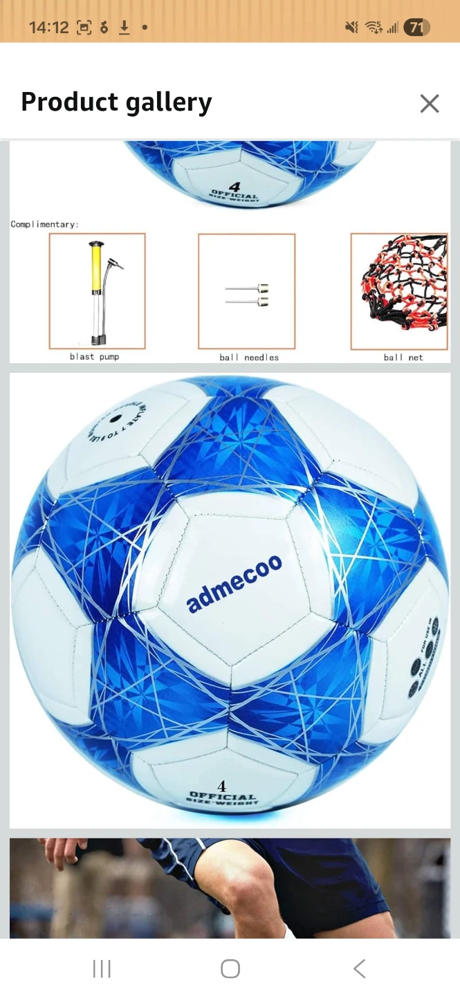 NEW, Amazing Glowing Soccer Ball, Football Standard Size 4