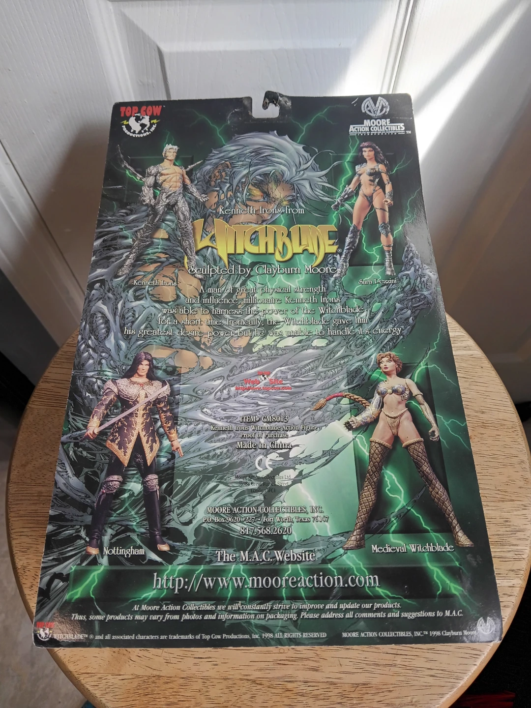 Moore Action Collectibles Witchblade Kenneth Irons Action Figure - photo 2
