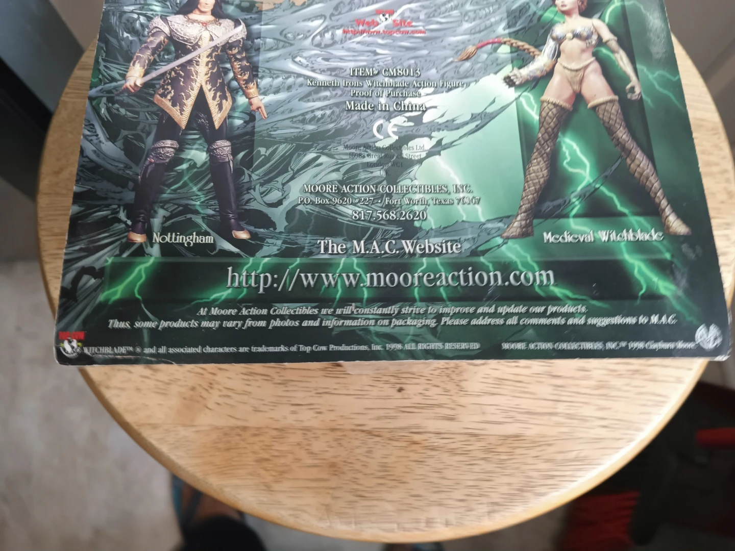 Moore Action Collectibles Witchblade Kenneth Irons Action Figure - photo 3