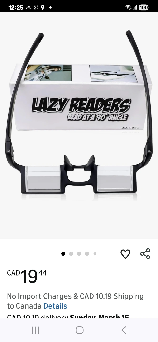 Lazy Readers Horizontal Prism Glasses - photo 2