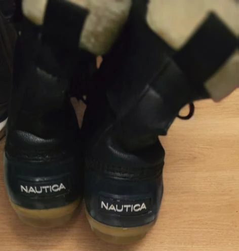 Nautica Women's Navy Lace-Up Winter Rain Boots Size 8.5 - photo 3