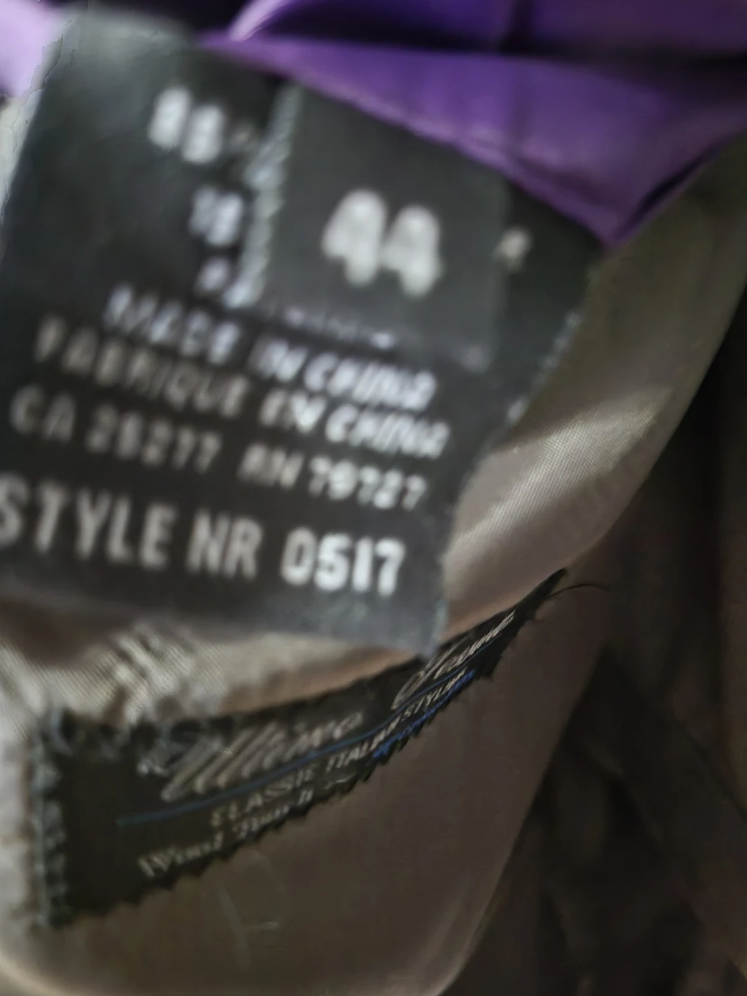 Vroom & Dreesmann Men's Grey Suit Jacket Size 44 - photo 4