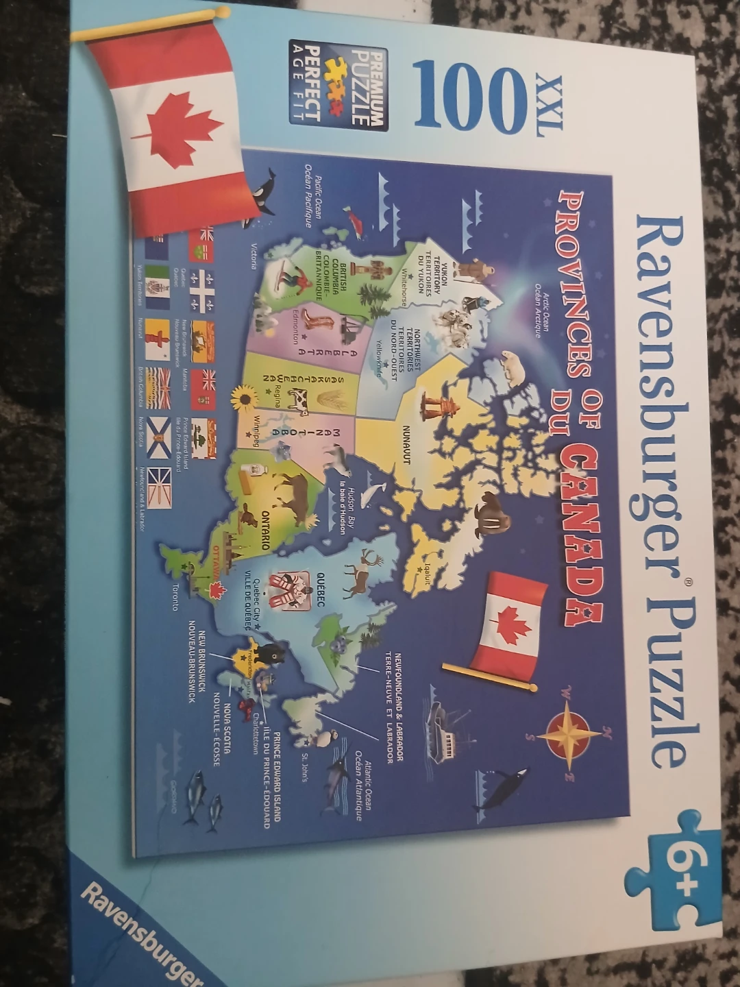 Ravensburger Puzzle Provinces of Canada 100 XXL Pieces - photo 2